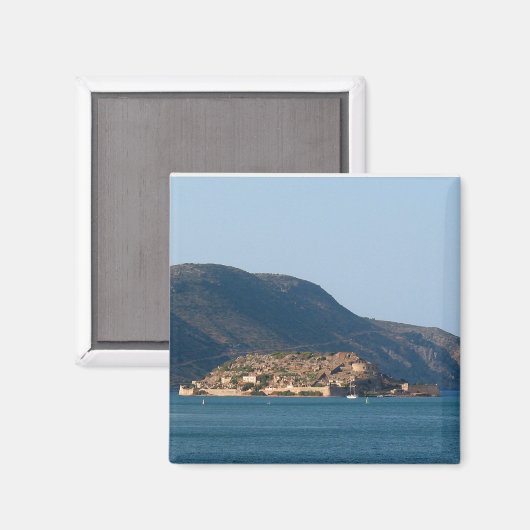 Spinalonga Island Magnet Magneet (Voorkant / Achterkant)
