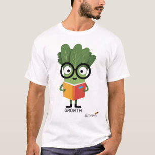 Spinazie met een Bril GROWTH - By Design T-shirt