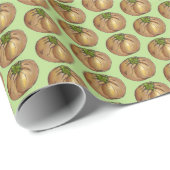 Spinazieklaarmaken NYC Joods Deli Voedsel Cadeaupapier (Rol Hoek)