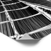 Spincanvas cadeau voor spinlover | Cute Spider Poster (Hoek)