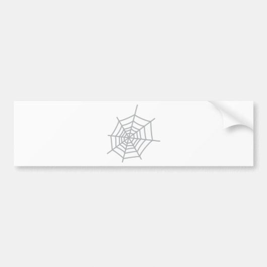 spincobweb spiderweb bumpersticker (Voorkant)