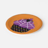 Spincupcake Halloween Papieren Bordje (Gekanteld)
