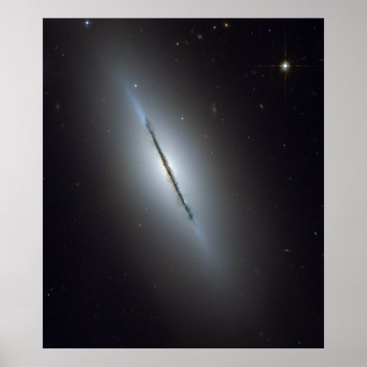 Spindle Galaxy NGC 5866 Messier 102 Poster (Voorkant)