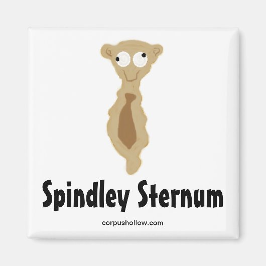 Spindley Sternum Magneet (Voorkant)