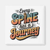 Spine Care Journey and Body Alignment Magneet (Voorkant)