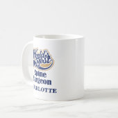 Spine chirurg Speciaal gepersonaliseerde microscoo Koffiemok (Voorkant links)