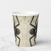 Spine-tintelende Spider HALLOWEEN Bash Papieren Bekers (Rechts)