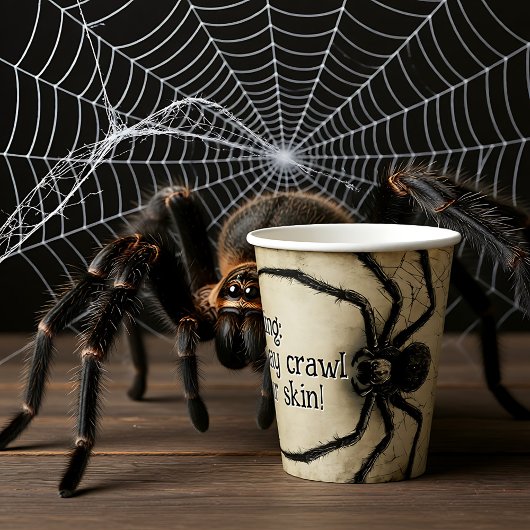 Spine-tintelende Spider HALLOWEEN Bash Papieren Bekers