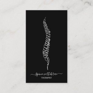 Spine vertebrae orthopedisch ziekenhuis visitekaartje