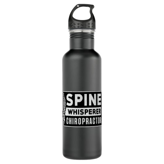 Spine Whisperer Chiropractor Chiro Chiropractic Waterfles (Voorkant)