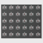 Spine Whisperer Chiropractor Funny Orthopedisch Cadeaupapier (Vlak)