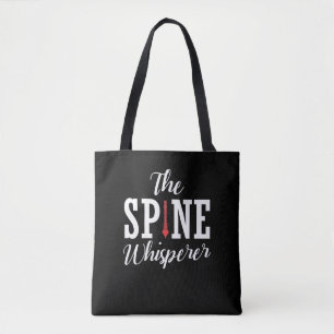 Spine Whisperer Chiropractor Funny Orthopedisch Draagtas