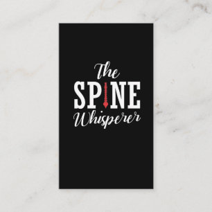Spine Whisperer Chiropractor Funny Orthopedisch Visitekaartje