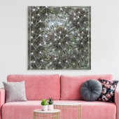 Spinende dandeliakoes canvas afdruk (Insitu (Woonkamer))
