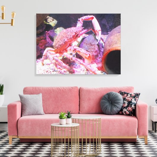 Spinkrab Canvas Afdruk (Insitu (Woonkamer))