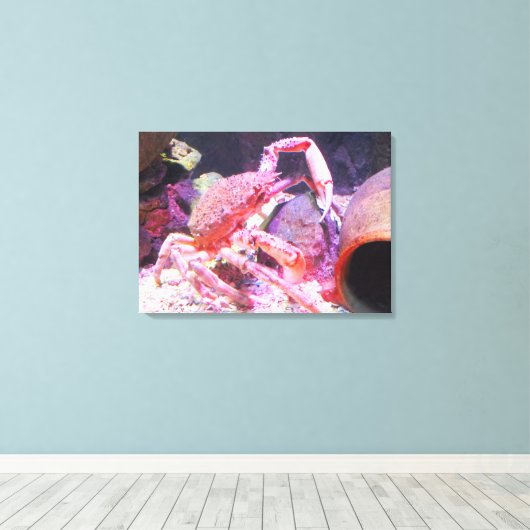 Spinkrab Canvas Afdruk (Insitu (Houten vloer))