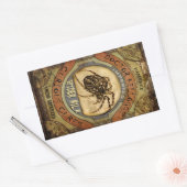 Spinmelk Rechthoekige Sticker (Envelop)