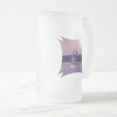 Spinnaker Sailboat Frosted Beer Mok (Voorkant rechts)