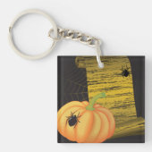 Spinnen en pompoen sleutelhanger (Voorkant)