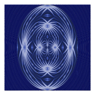 Spinnen in een wervelpool... perfect poster