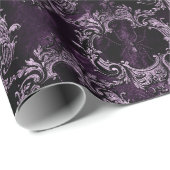 Spinnen in  Lijsten op Paars Cadeaupapier (Rol Hoek)