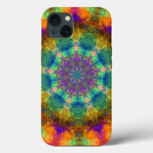 Spinnen Kaleidoscope Rainbow iPhone 13 Hoesje