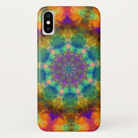 Spinnen Kaleidoscope Rainbow Case-Mate iPhone Case (Achterkant)