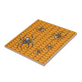 Spinnen op Parade Tegel Tegeltje (Zijkant)