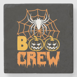 spinnengeschenk Boo Pumpkin Halloween Spider Boo Stenen Onderzetter
