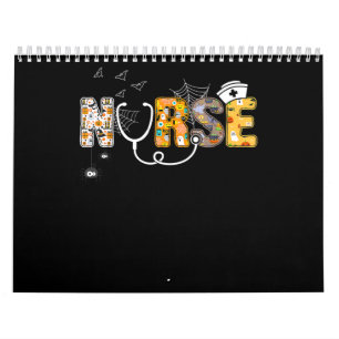 spinnengeschenk Halloween verpleegster met pompo Kalender