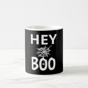 spinnengeschenk Hey Boo Halloween Grappig Spinne Koffiemok