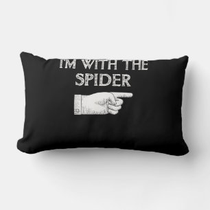 spinnengeschenk Ik ben met de spin kostuum match Kussen