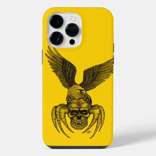 Spinnenkop met Adelaar iPhone Hoesje (Achterkant)