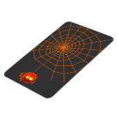 Spinnenweb Halloween flexibele magneet (Linkerzijde)