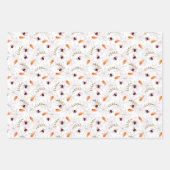 Spinnenweb Halloween Inpakpapier Vel (Voorkant 3)