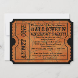  Spinnenweb Halloween Verjaardagsfeest Kaart