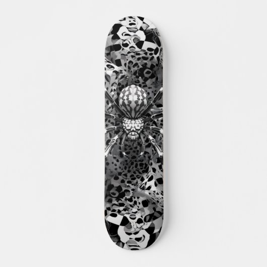 Spinnenweb skateboard (Voorkant)