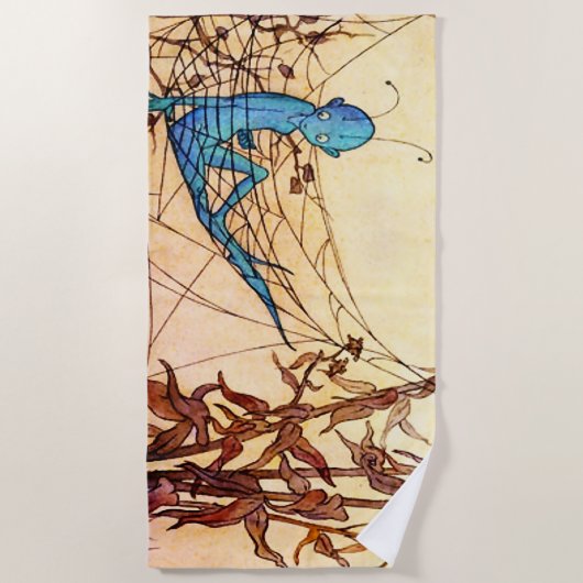 “Spinnenwebben zijn feeënhammocks” door Marjorie M Strandlaken (Voorkant)