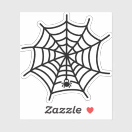 Spinnenwebdoedel Sticker
