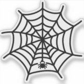 Spinnenwebdoedel Sticker (Voorkant)