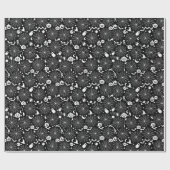 Spinnenwebs Halloween aangepaste kleur Cadeaupapier (Vlak)