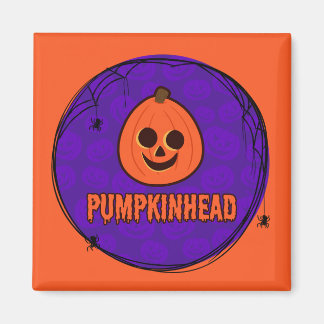 Spinnenwebs & Pumpkinheads Vierkante Magneet