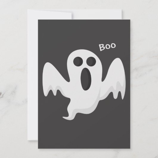 spinnenwebs Sinaasappel Spooky Adult Halloween Par Kaart (Achterkant)