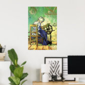 Spinner by Vincent van Gogh Poster (Thuiskantoor)