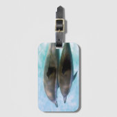 Spinner Dolphins | Oahu Hawaii Bagagelabel (Voorkant (verticaal))