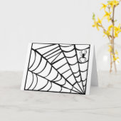 Spinneweb Kaart (Gele Bloem)