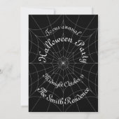 Spinneweb Schedel Uitnodiging (Achterkant)