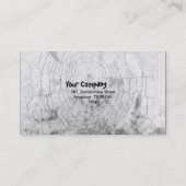 spinneweb visitekaartje (Achterkant)