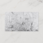 spinneweb visitekaartje (Achterkant)