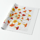 Spinning Blossoms in the Orbit of Light Cadeaupapier (Uitgerold)